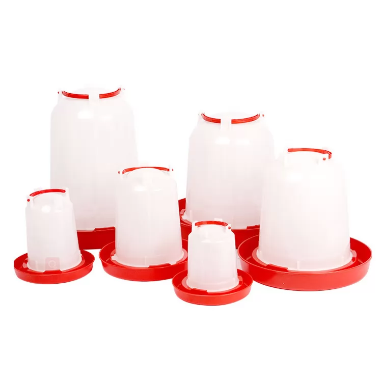 Various Sizes of Plastic Poultry Drinker Water Feeders for Chickens